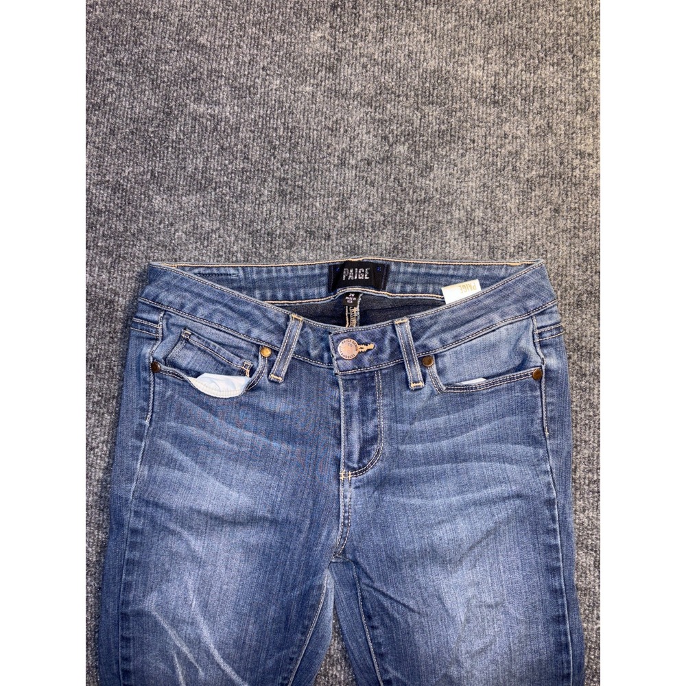 Paige Verdugo Ankle Ultra Skinny Jeans Womens 26 Blue Denim Medium Wash RN#27002 - Picture 3 of 10